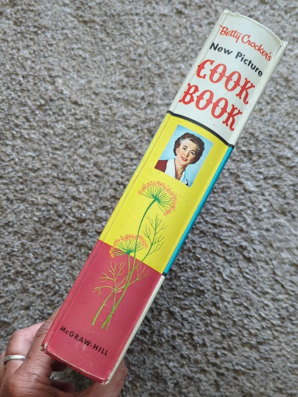 Vintage 1961 Betty Crocker's 5 Ring Cookbook 1st Edition 4th Printing